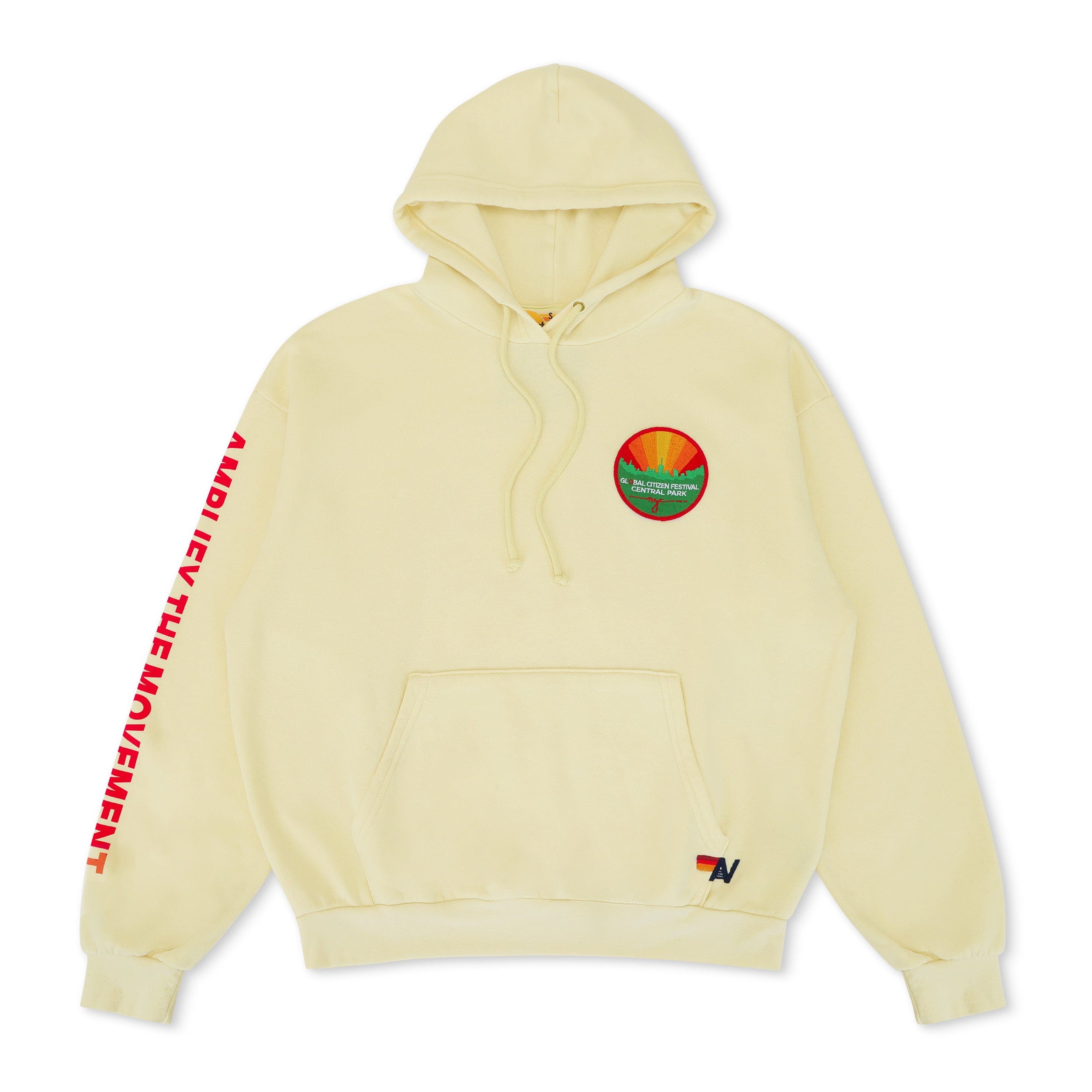 GLOBAL CITIZEN 2025 RELAXED PULLOVER HOODIE - VINTAGE WHITE - Image 5