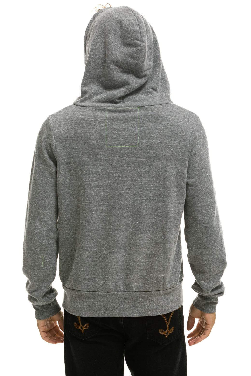 5 STRIPE HOODIE - HEATHER GREY - Image 8