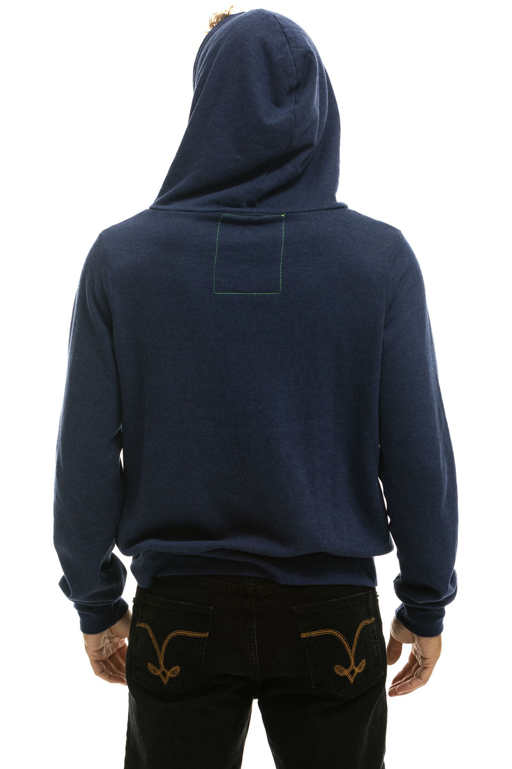 5 STRIPE HOODIE - NAVY - Image 6