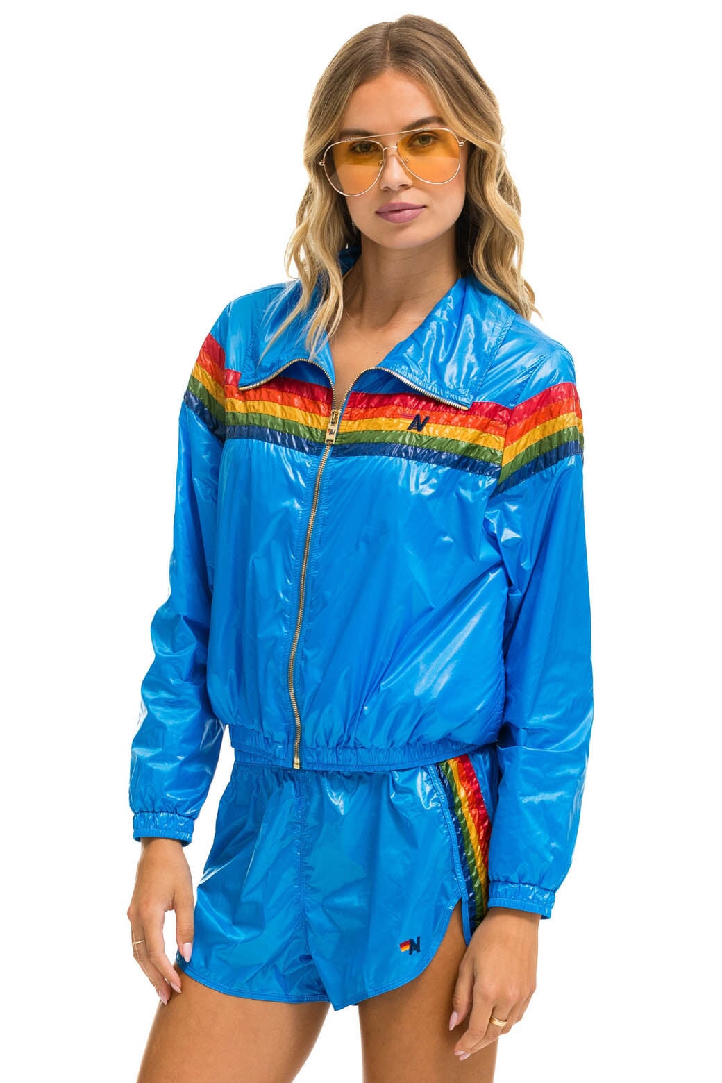 5 STRIPE WINDBREAKER - BLUE CINA - Image 2
