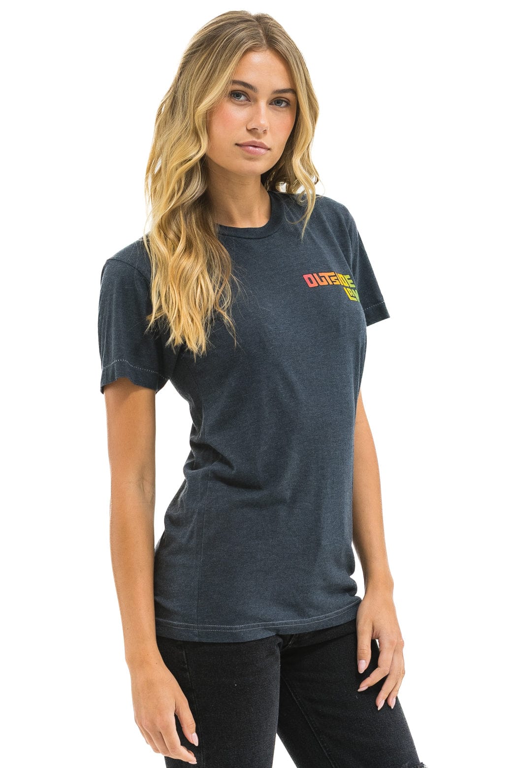 OUTSIDE LANDS 2025 CREW TEE - CHARCOAL - Image 4