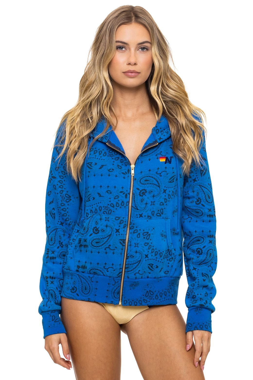 BANDANA ZIP HOODIE - ADVENTURE BLUE - Image 5