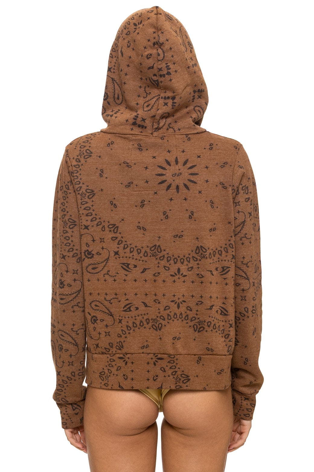 BANDANA ZIP HOODIE - CINNAMON - Image 9