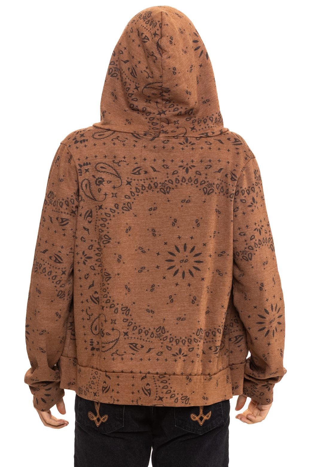 BANDANA ZIP HOODIE - CINNAMON - Image 8