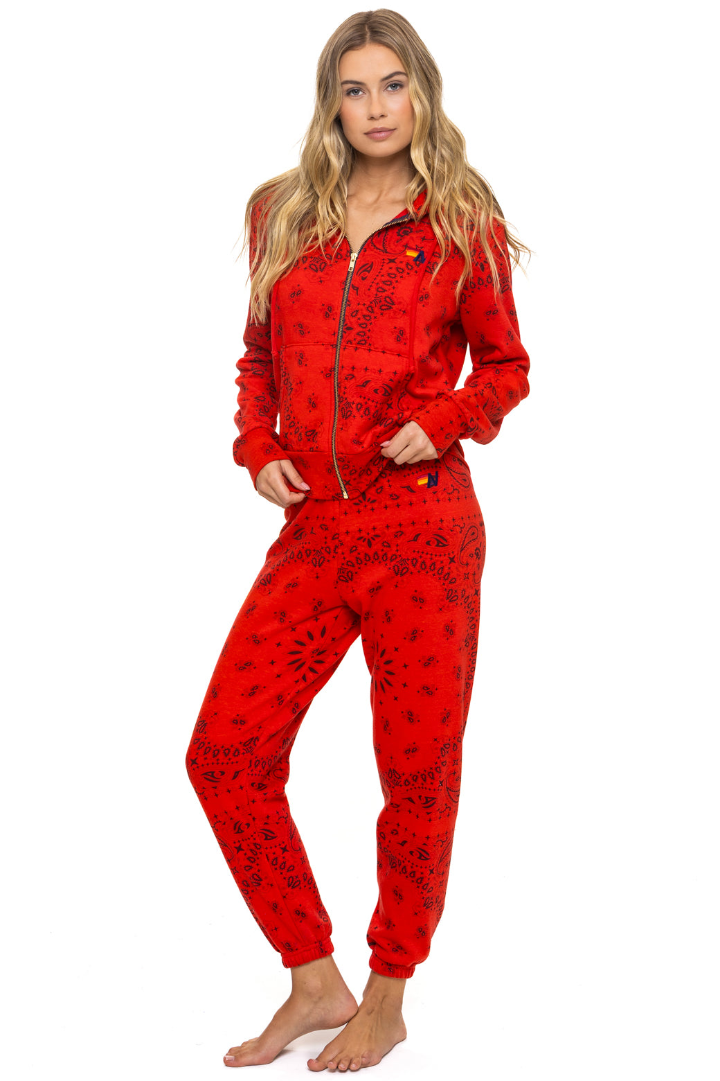BANDANA SWEATPANTS - RED - Image 4