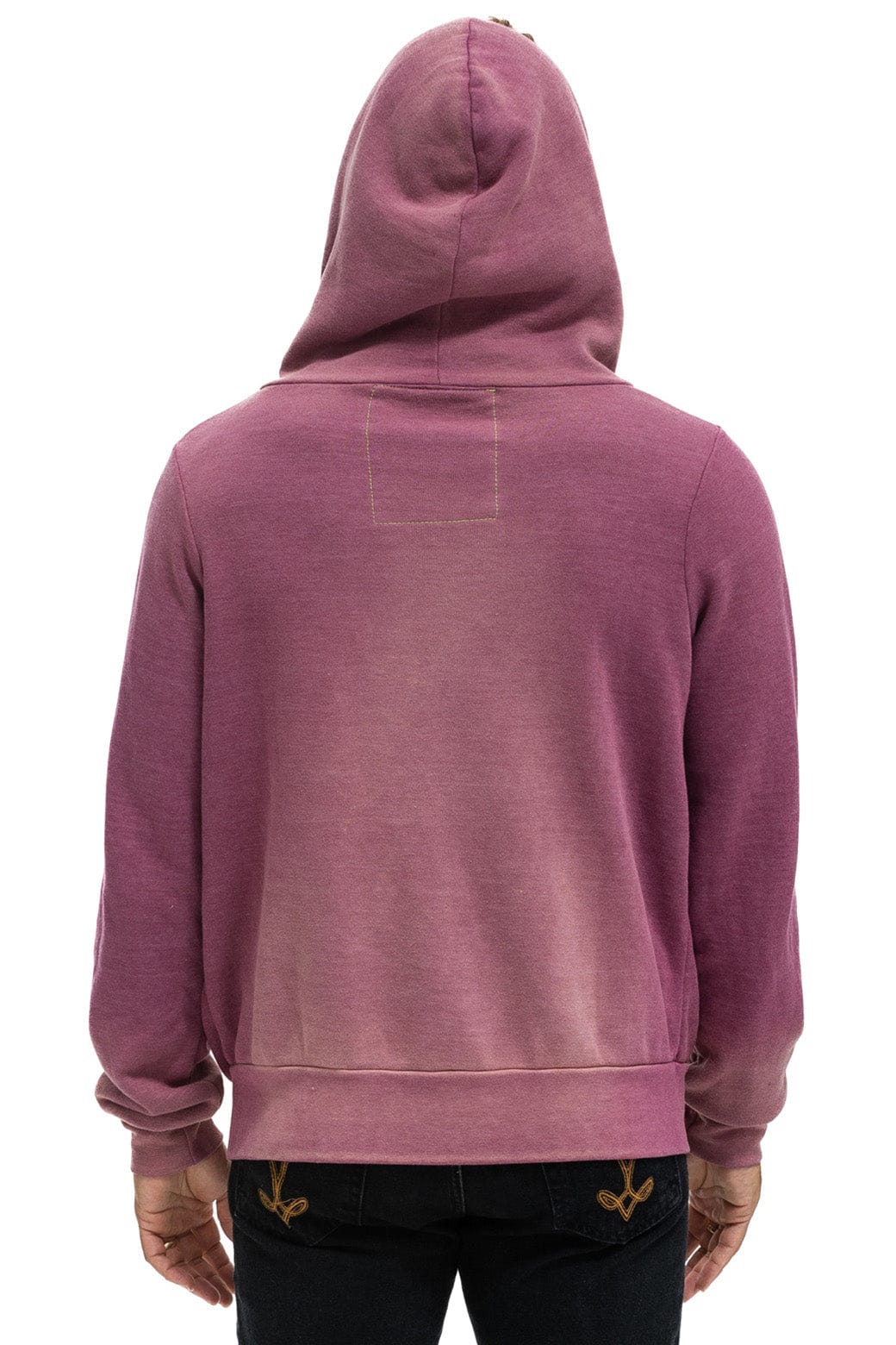 ESSENTIAL ZIP HOODIE - FADED BERRY - Image 8