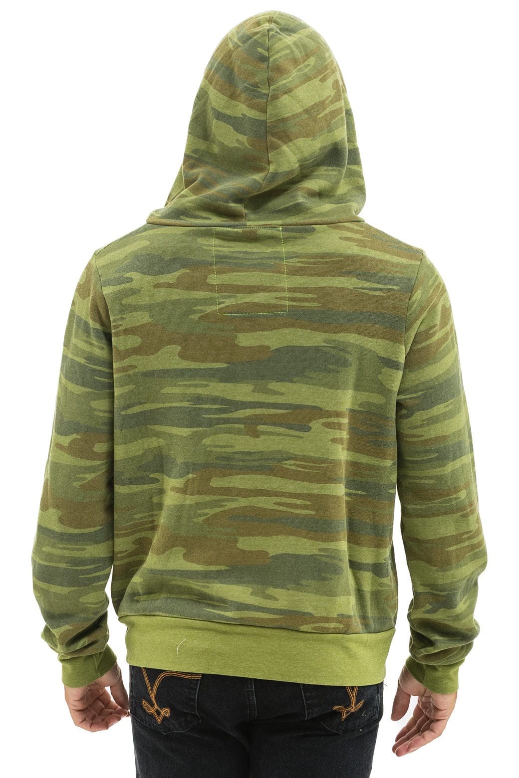 HEART 2 HOODIE - CAMO // NEON PINK - Image 6