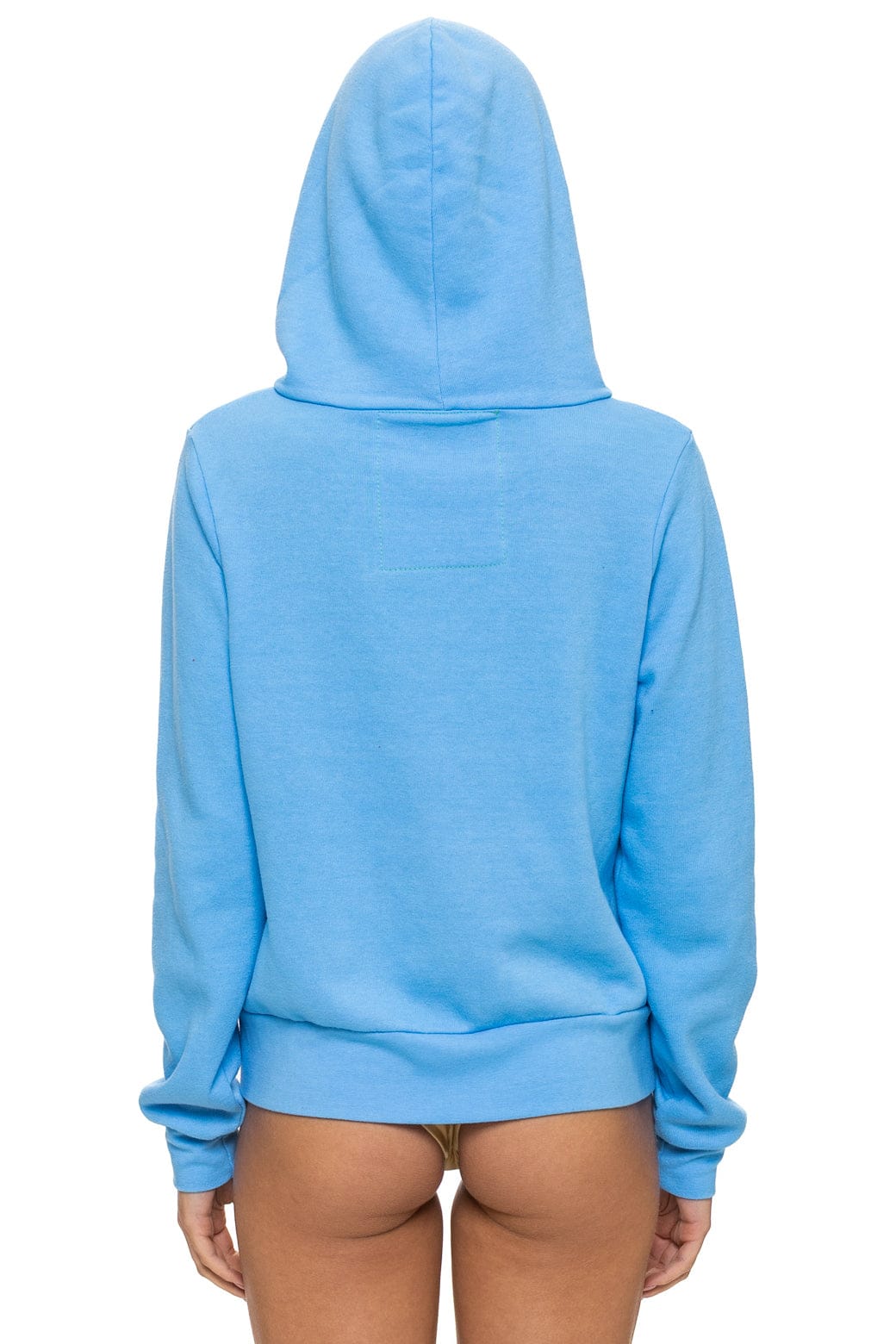 MOUNTAIN STITCH CHEVRON 4 ZIP HOODIE - SKY - Image 10