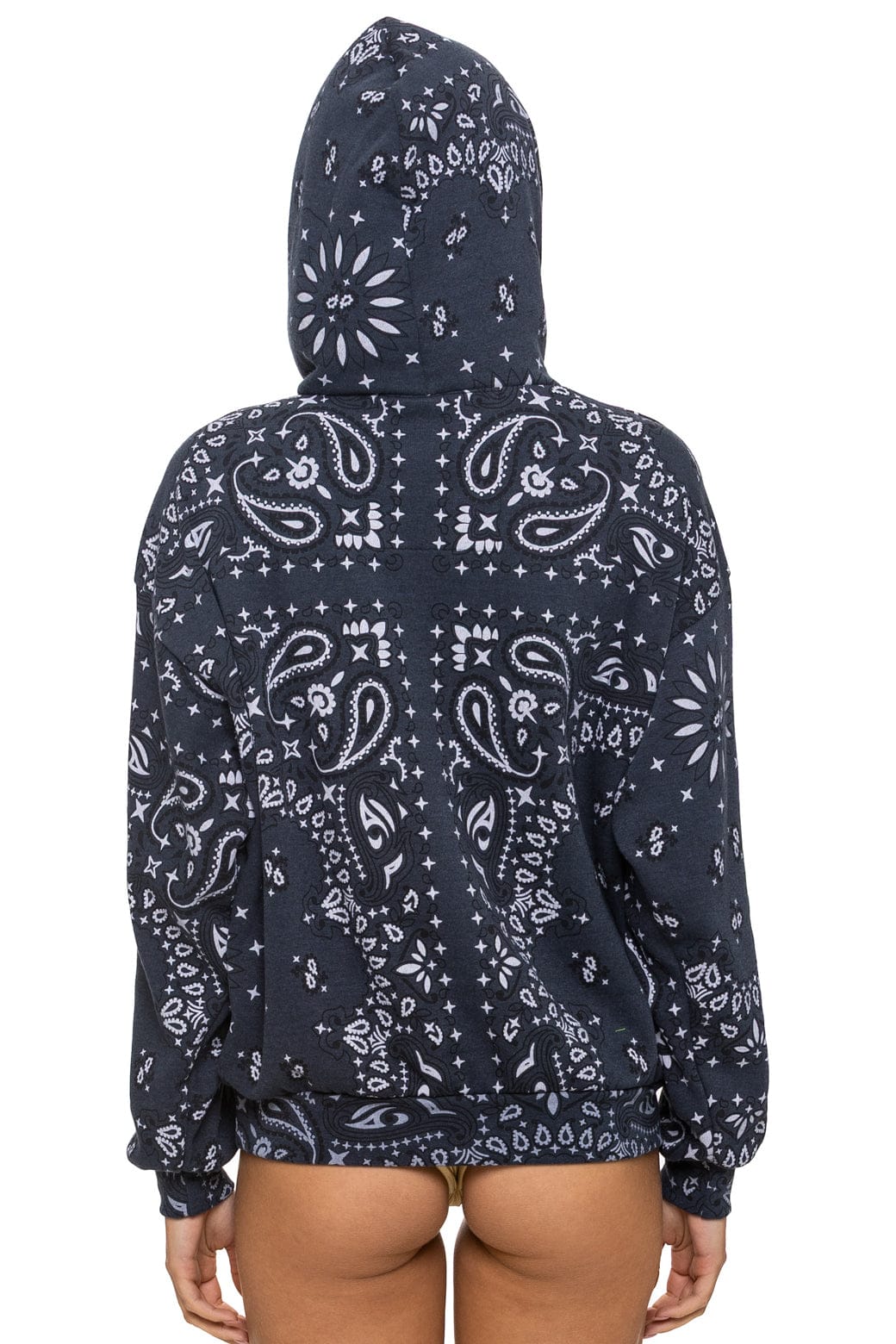 BANDANA MALIBU RELAXED PULLOVER HOODIE - CHARCOAL - Image 3