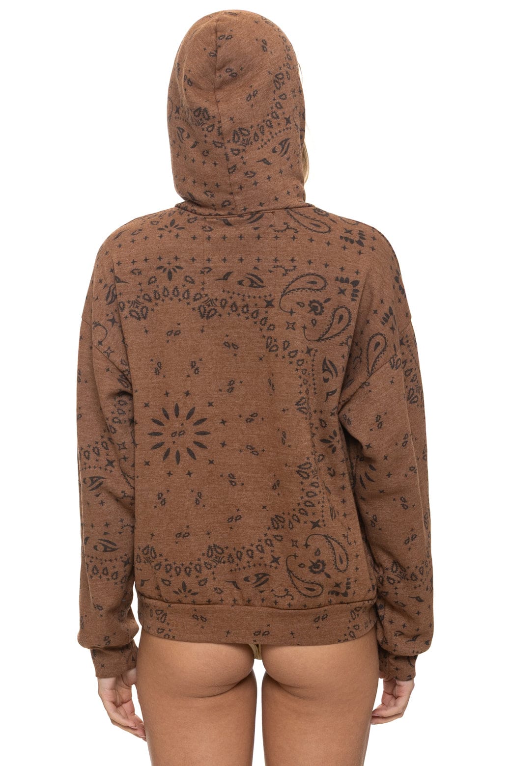 BANDANA VENICE RELAXED PULLOVER HOODIE - CINNAMON - Image 8
