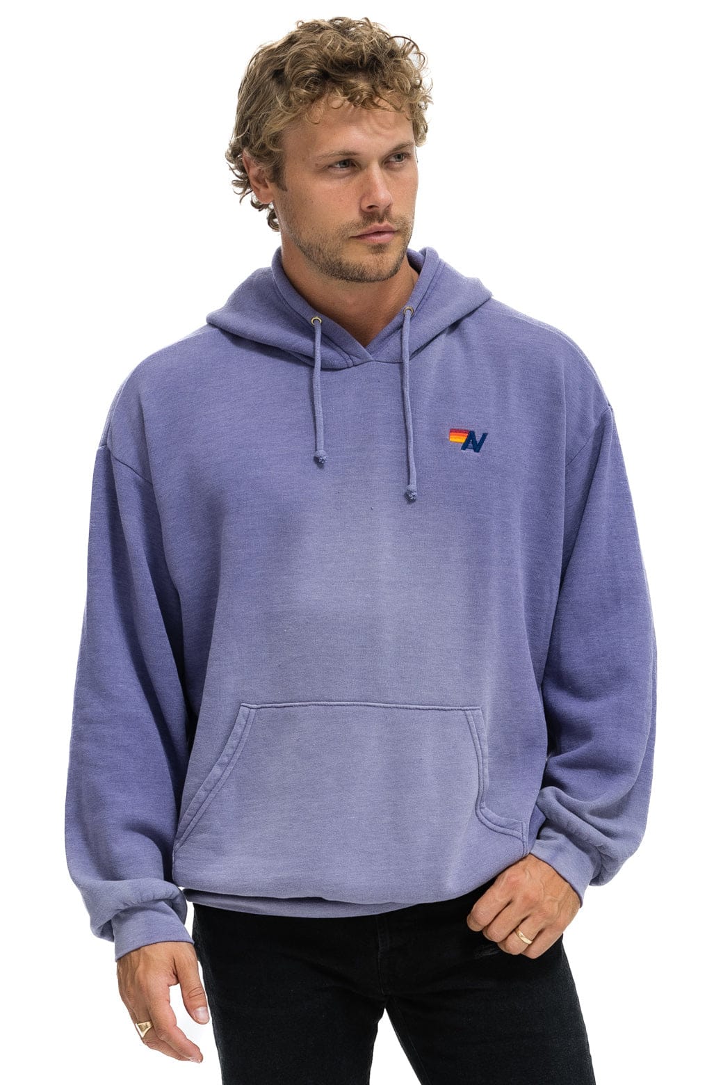 ESSENTIAL RELAXED PULLOVER HOODIE - FADED GRAPE - Image 4