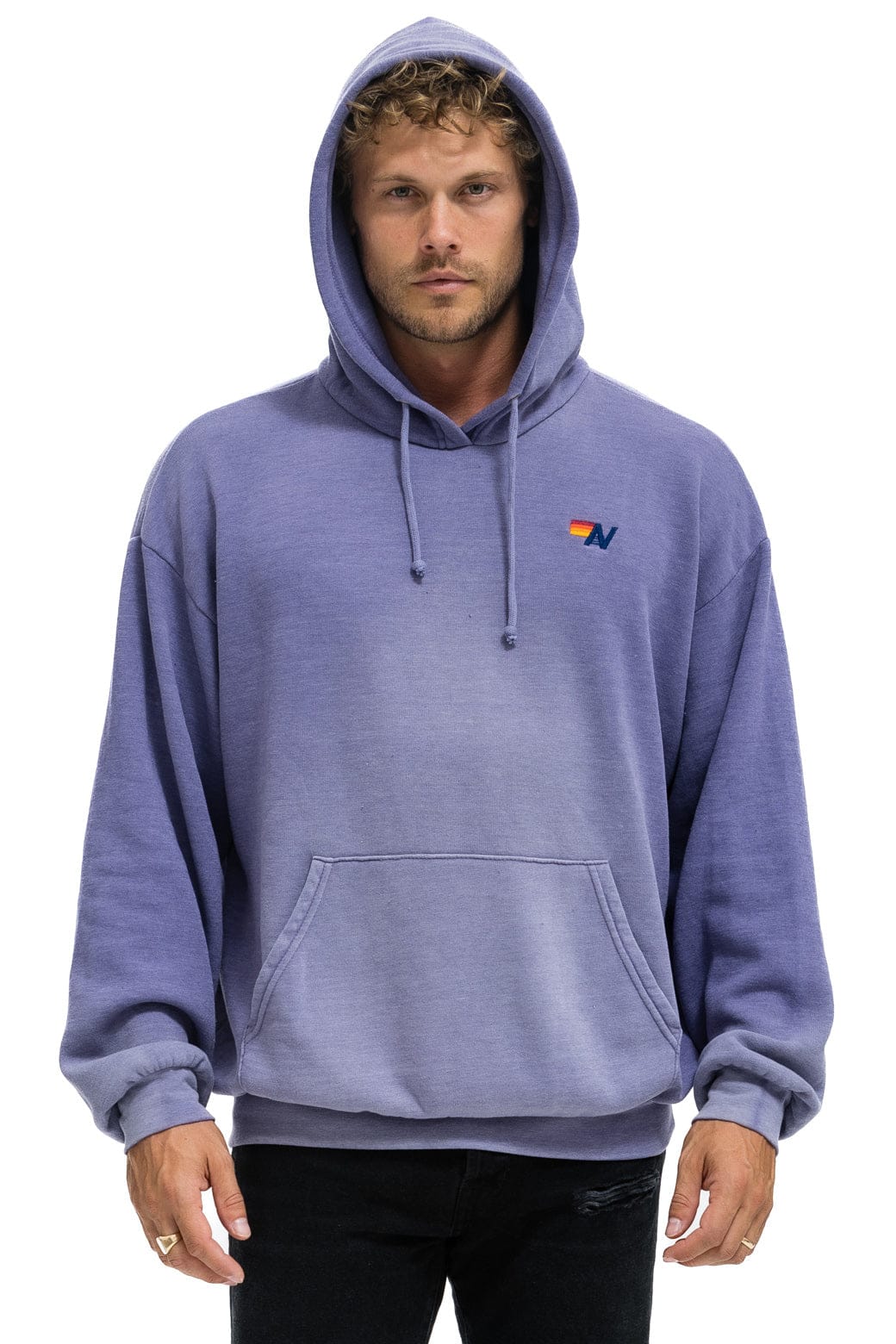 ESSENTIAL RELAXED PULLOVER HOODIE - FADED GRAPE - Image 2