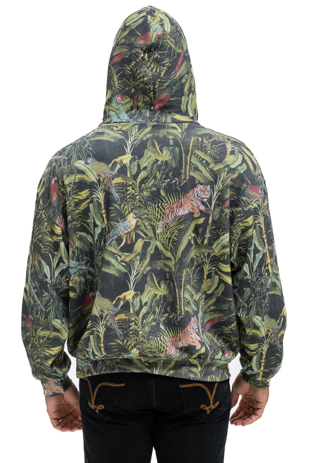JUNGLE RELAXED PULLOVER HOODIE - VINTAGE CHARCOAL - Image 8