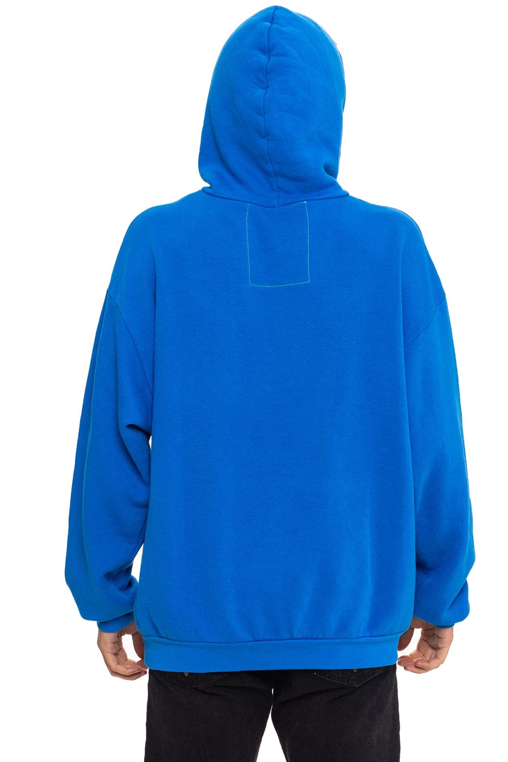 LOGO PULLOVER RELAXED HOODIE - ADVENTURE BLUE - Image 8