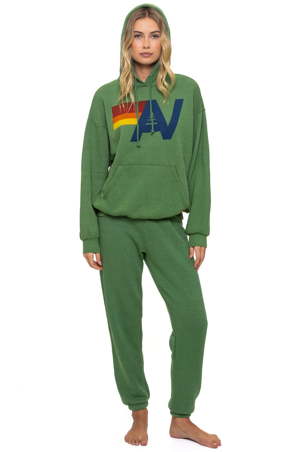 LOGO PULLOVER RELAXED HOODIE - PALM - Image 12