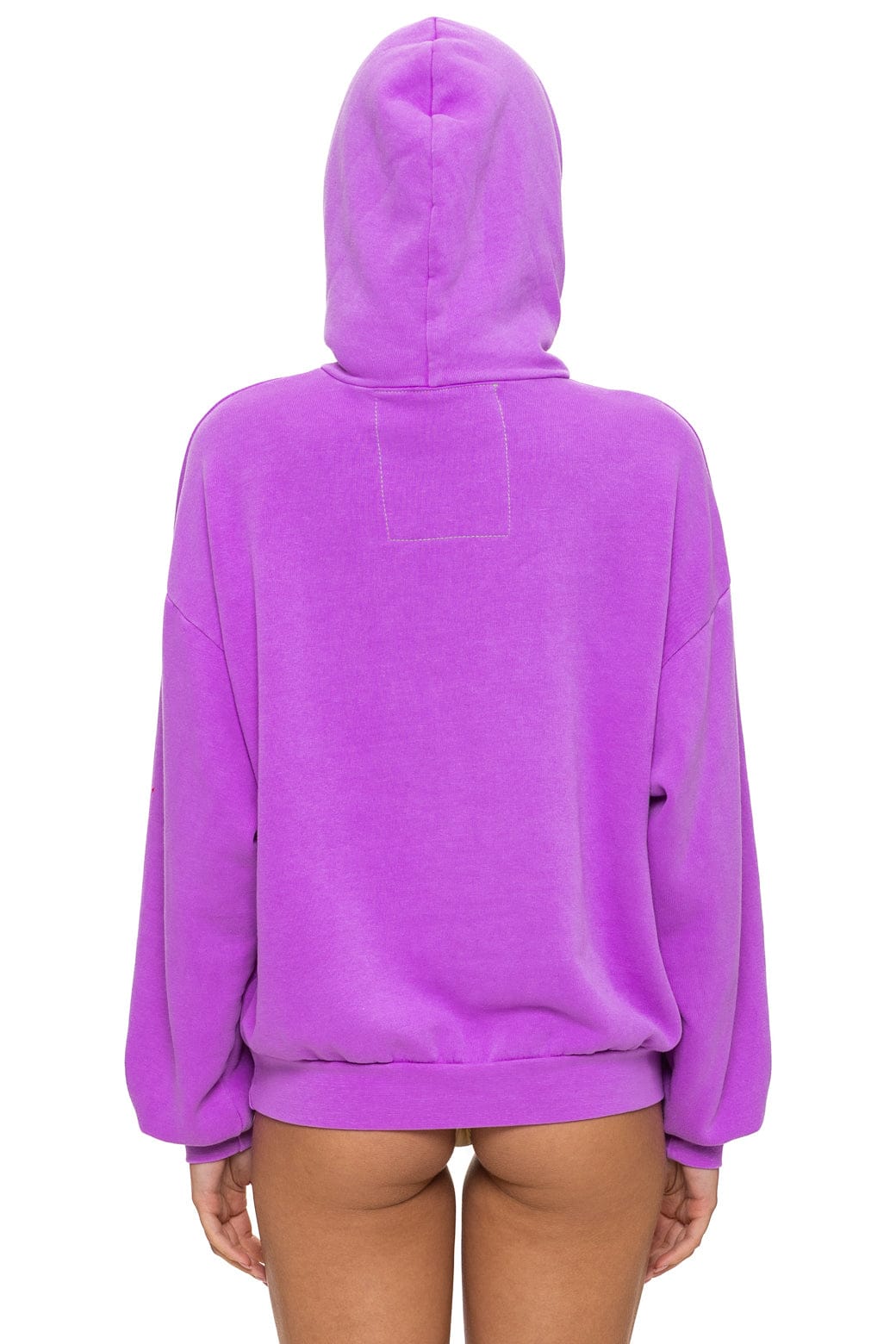 MOUNTAIN STITCH CHEVRON PULLOVER HOODIE RELAXED - NEON PURPLE - Image 6