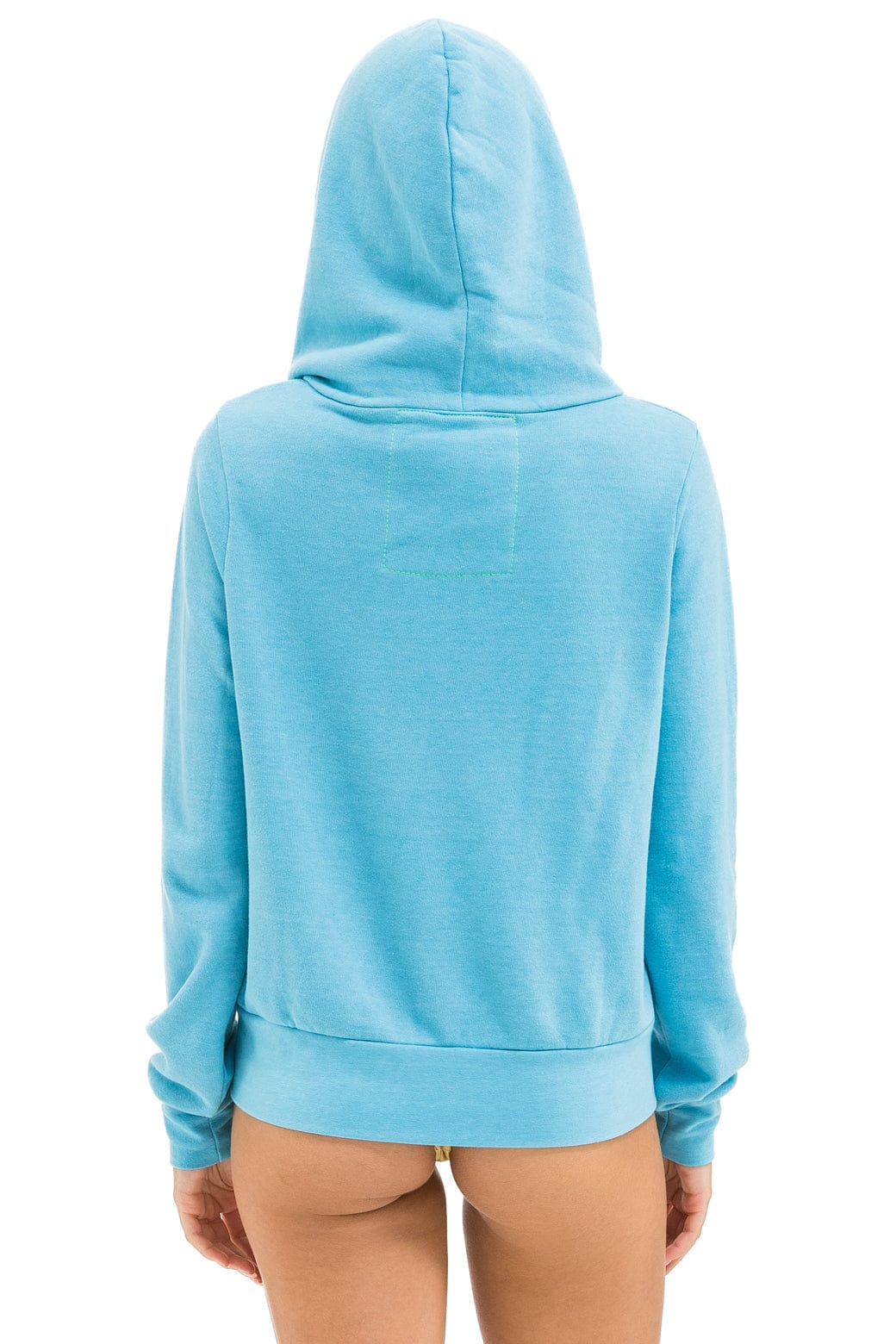5 STRIPE HOODIE - AQUA // AQUA - Image 6