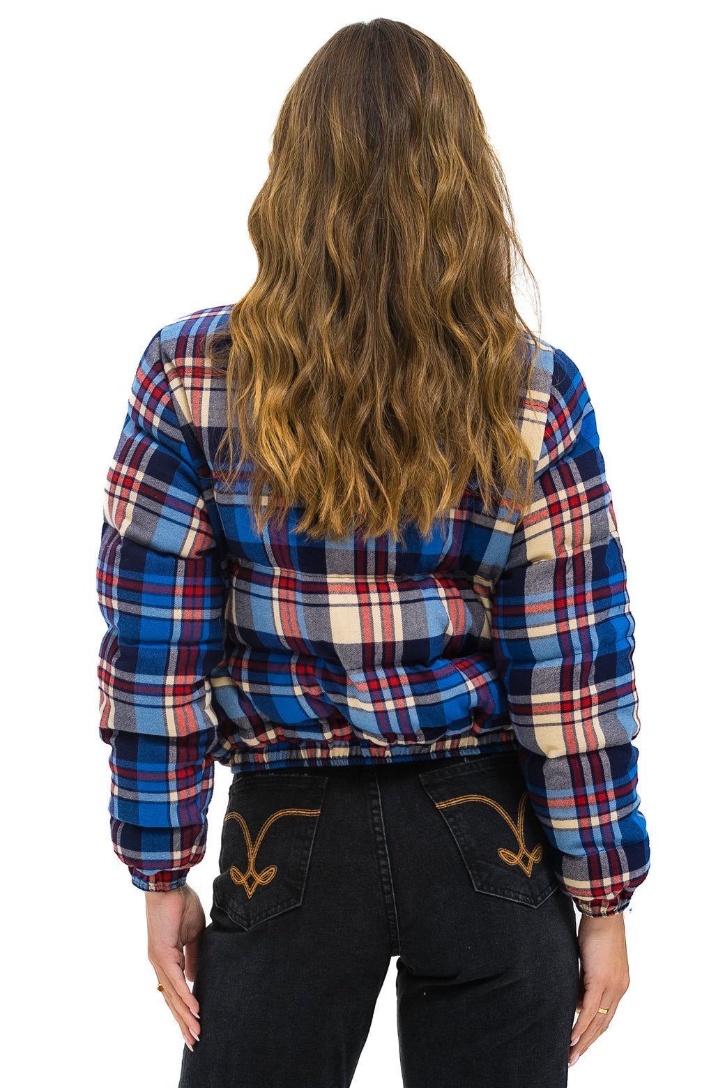 APRES PLAID PUFFER JACKET - PATRIOT PLAID - Image 3