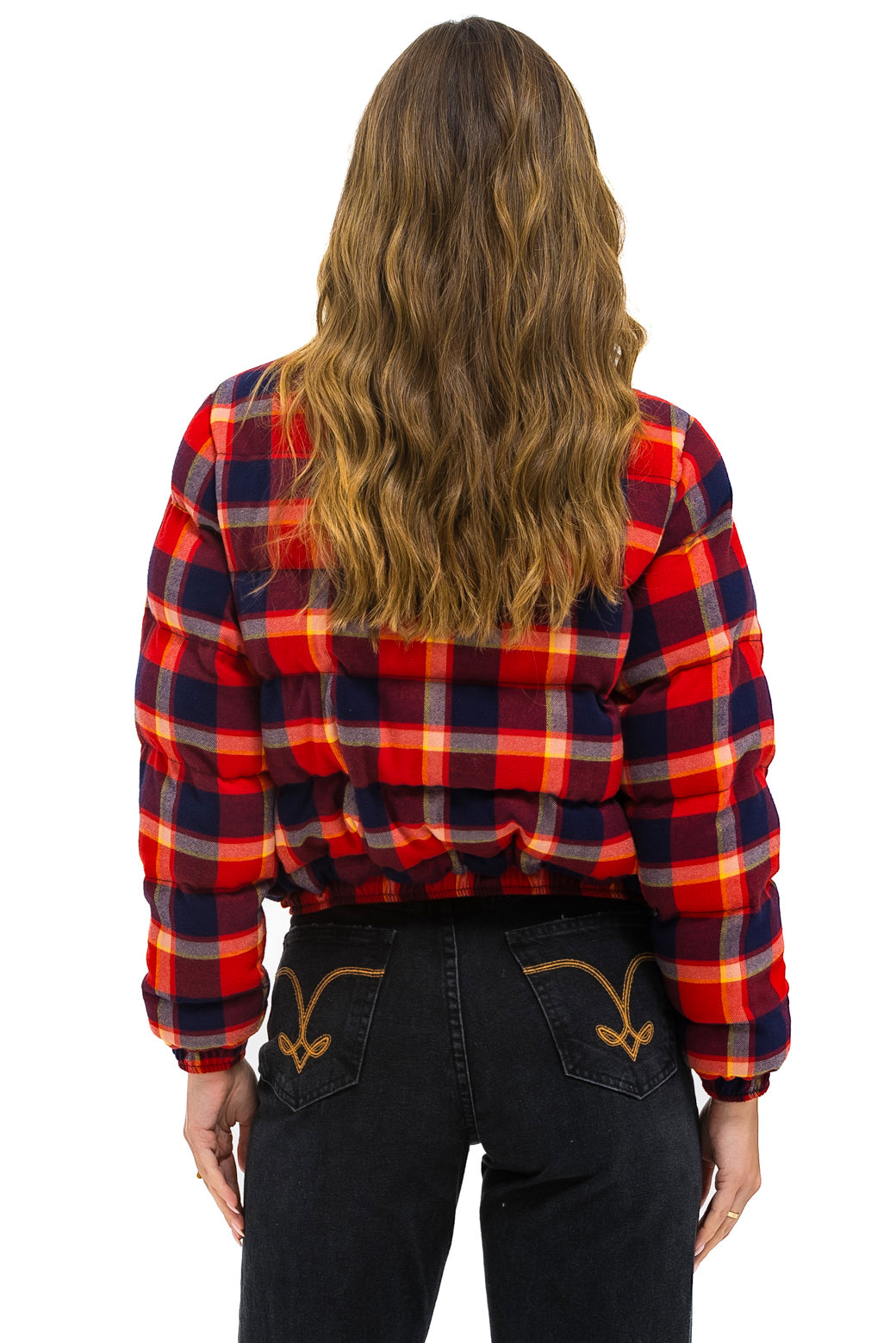 APRES PLAID PUFFER JACKET - RUGBY PLAID - Image 3