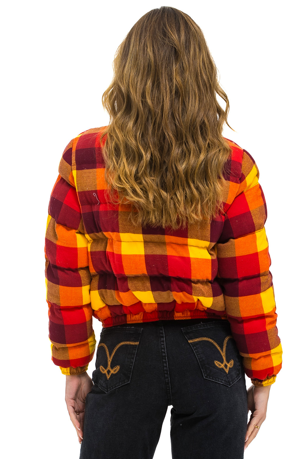 APRES PLAID PUFFER JACKET - SURFY PLAID - Image 3