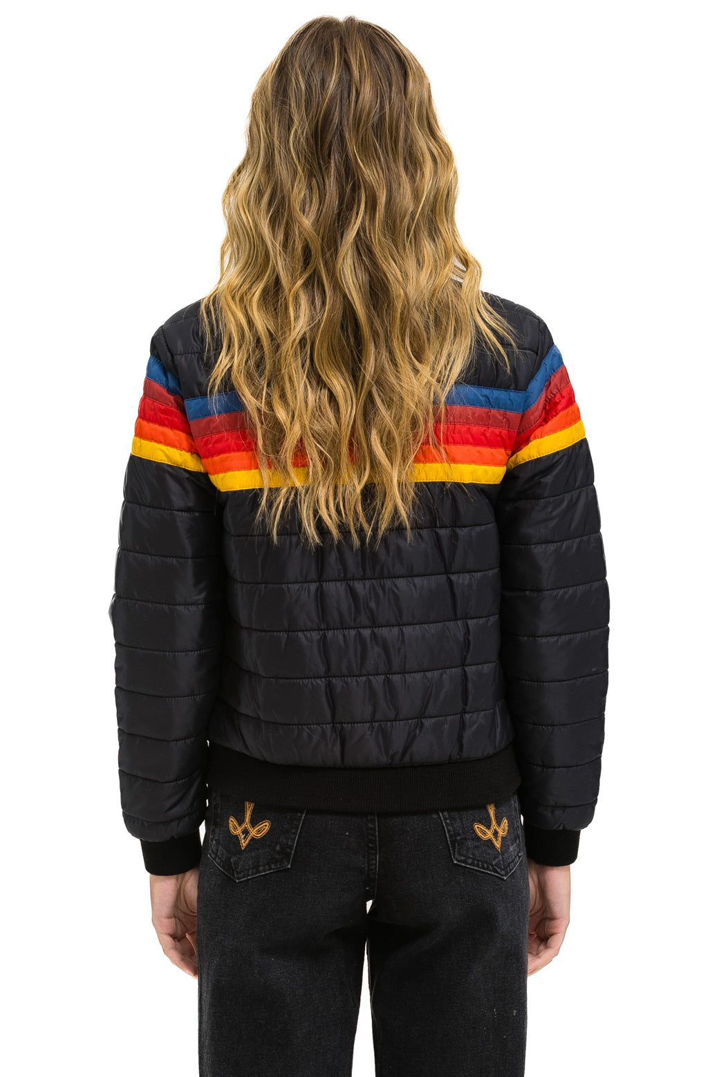 5 STRIPE JACKET - BLACK - Image 6