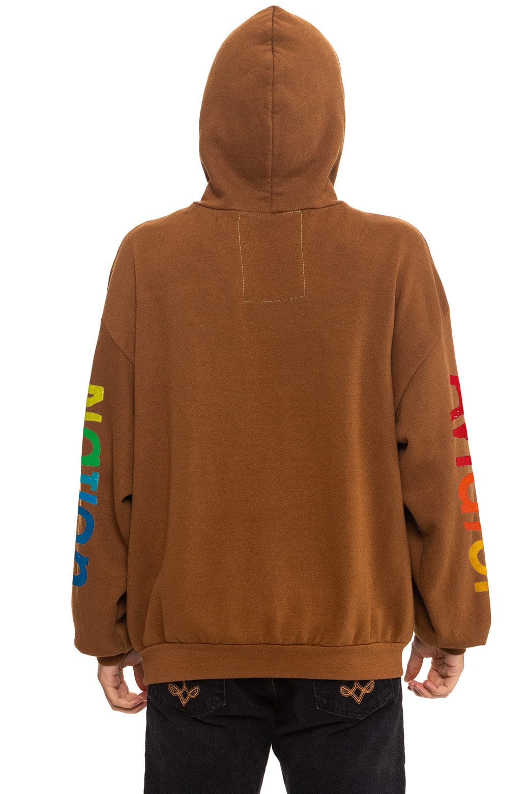 AVIATOR NATION RELAXED PULLOVER HOODIE - CINNAMON - Image 4