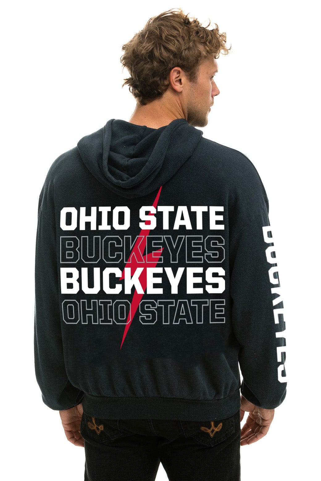 OHIO STATE CFP CHAMPIONS 2025 RELAXED PULLOVER HOODIE - CHARCOAL - Image 4