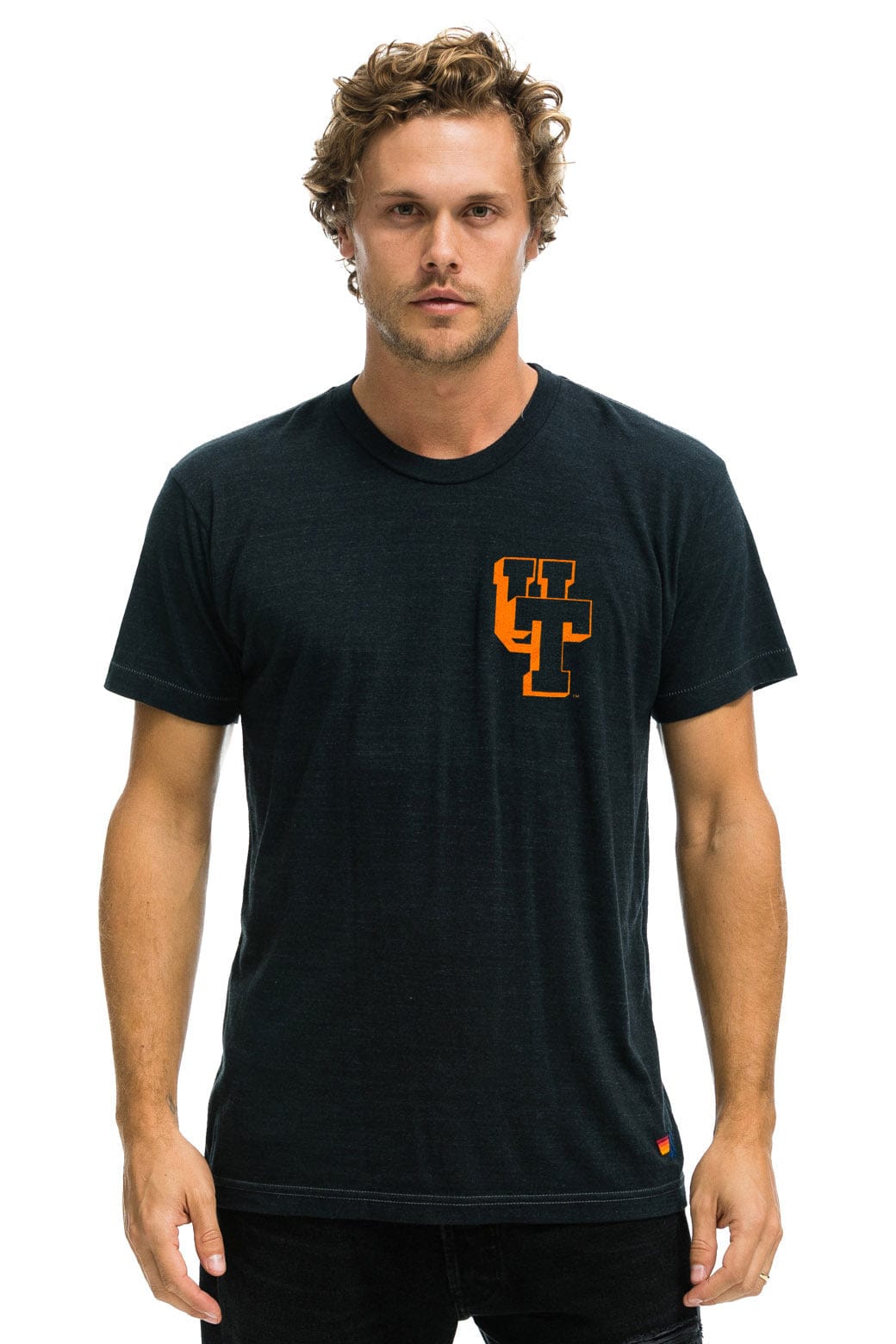 UNIVERSITY OF TENNESSEE BOLT CREW TEE SHIRT - CHARCOAL - Image 4