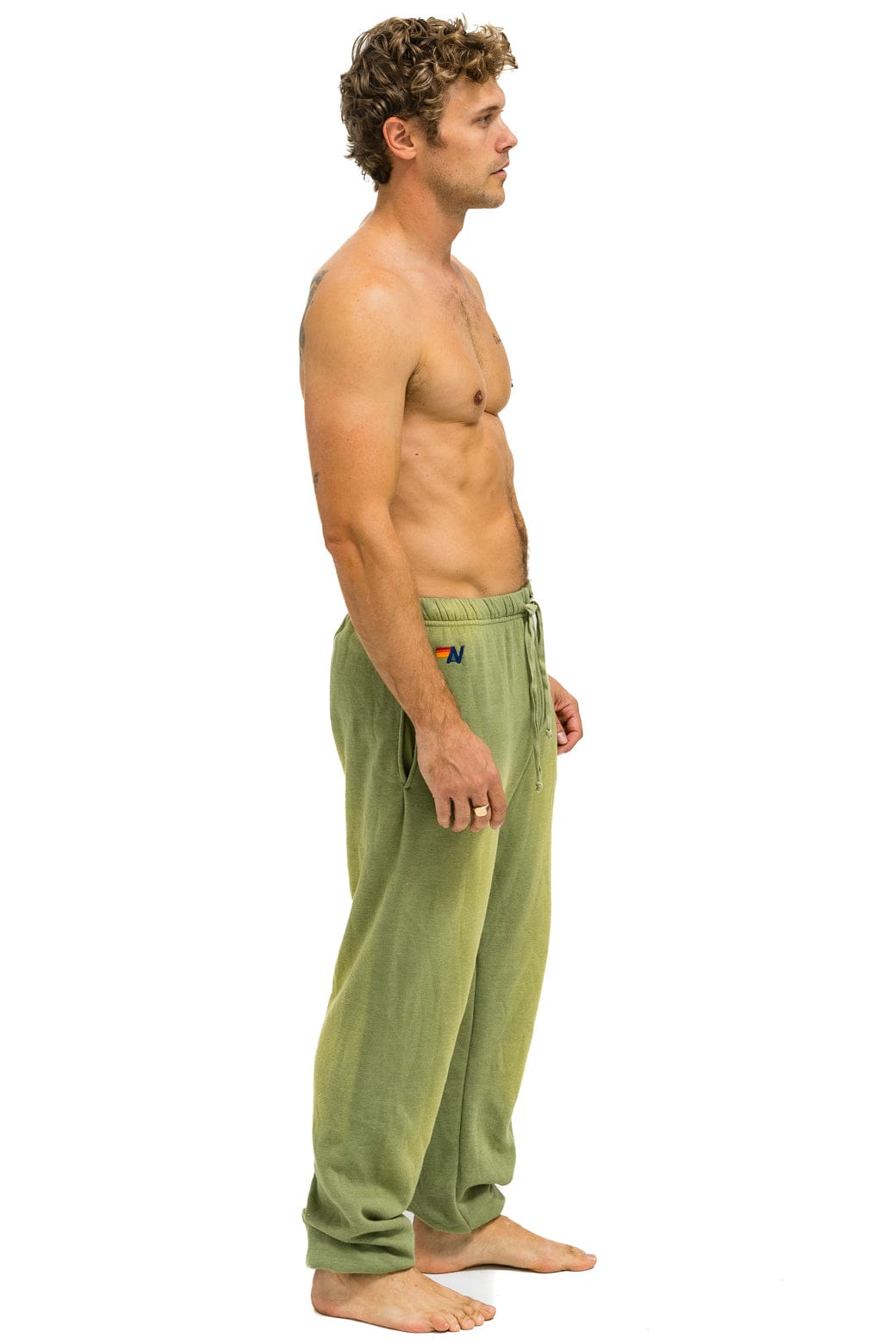 ESSENTIAL SWEATPANTS - FADED ARMY - Image 5