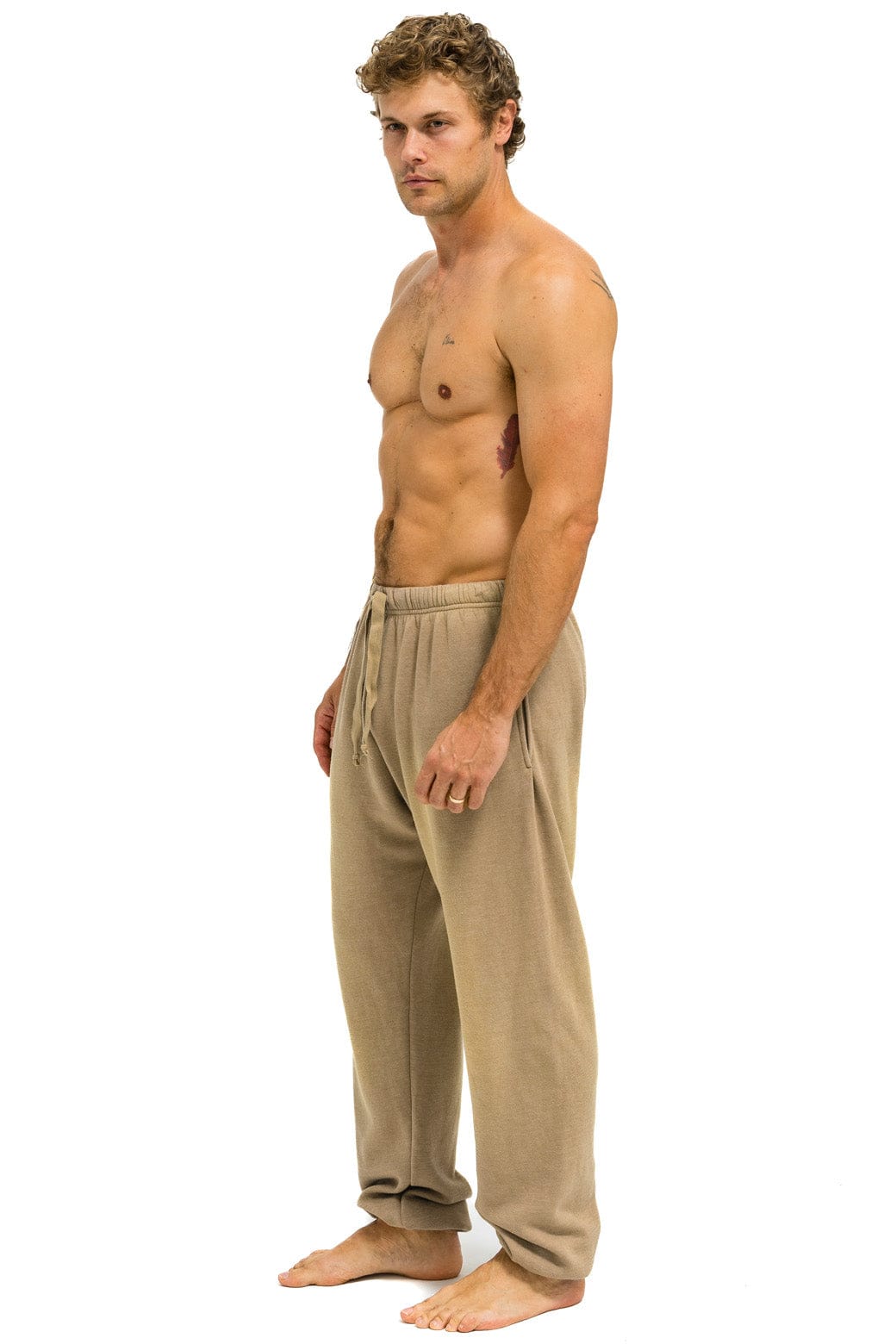 ESSENTIAL SWEATPANTS - FADED TAN - Image 2