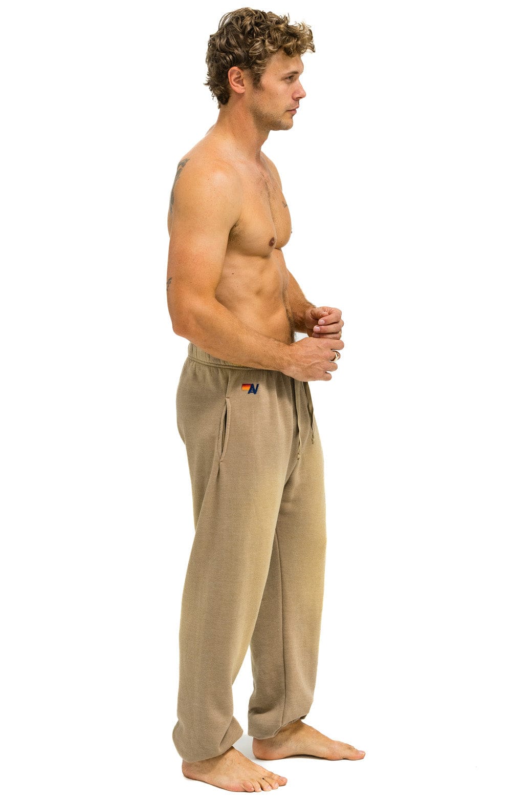 ESSENTIAL SWEATPANTS - FADED TAN - Image 4