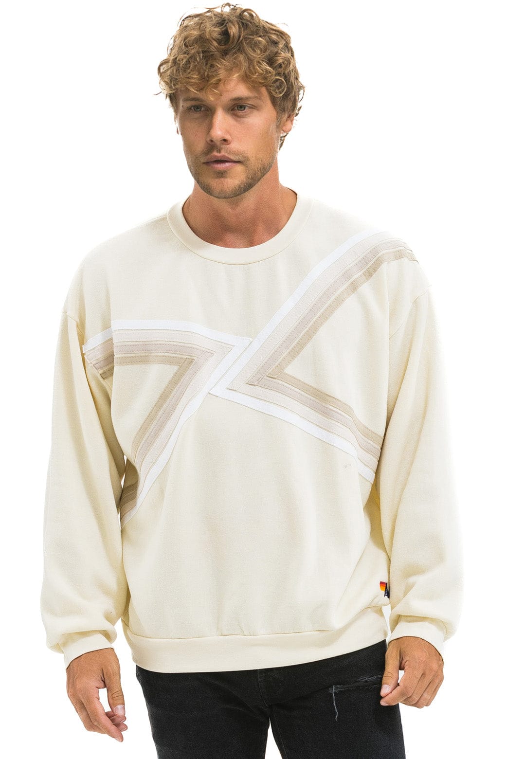 BLAZE RELAXED CREW SWEATSHIRT - VINTAGE WHITE // VINTAGE WHITE - Image 2