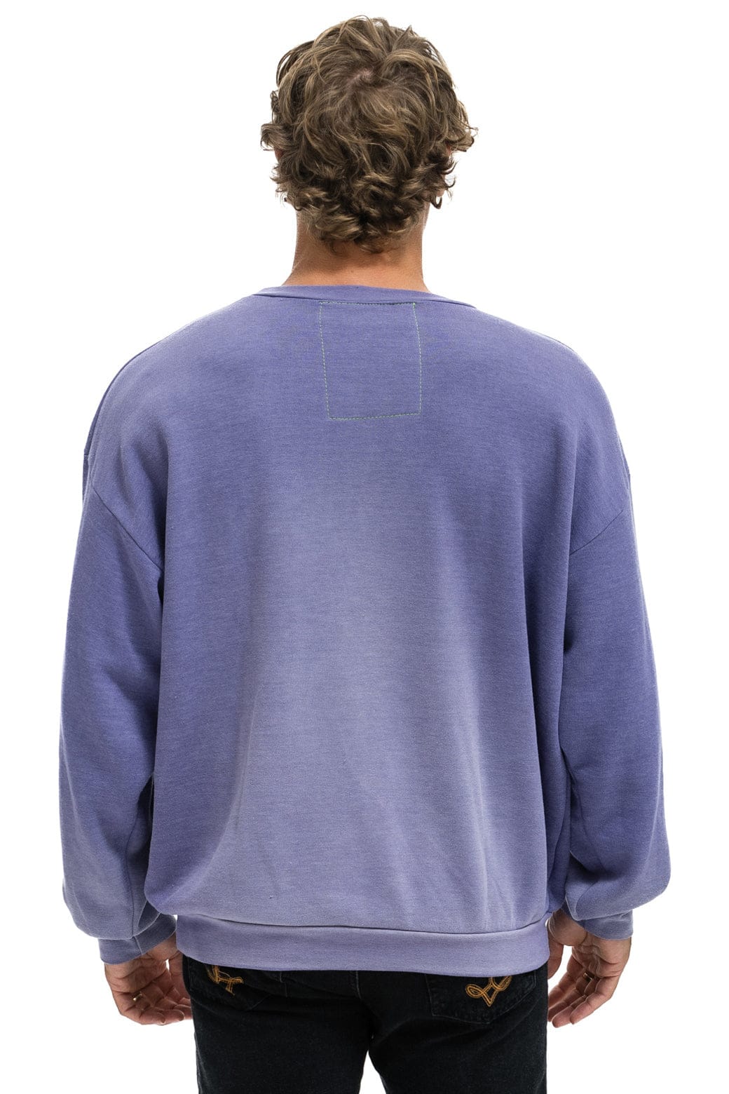 ASPEN MOUNTAIN RELAXED CREW SWEATSHIRT - FADED GRAPE - Image 8