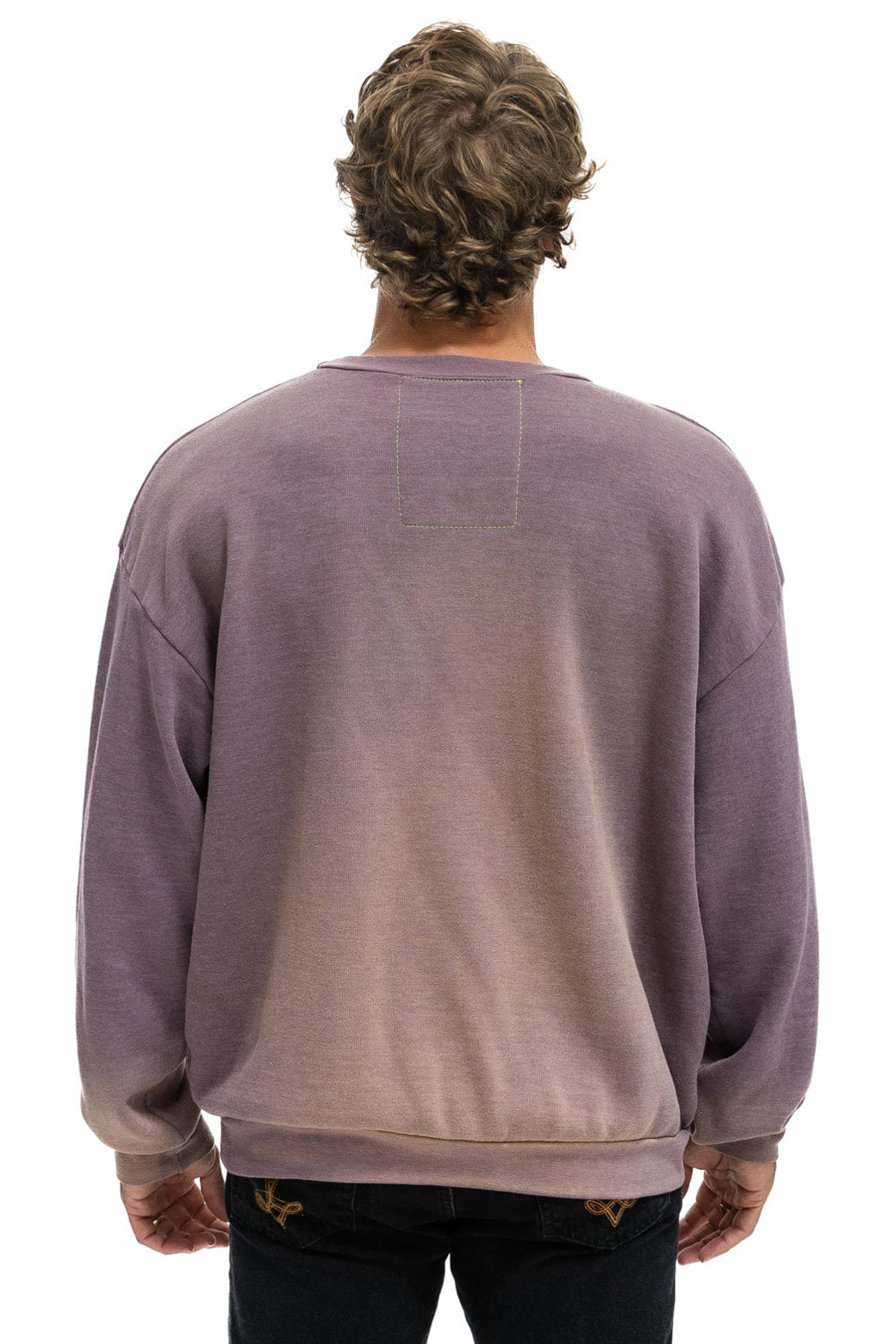 WATER SKIER RELAXED CREW SWEATSHIRT - FADED MOCHA - Image 8