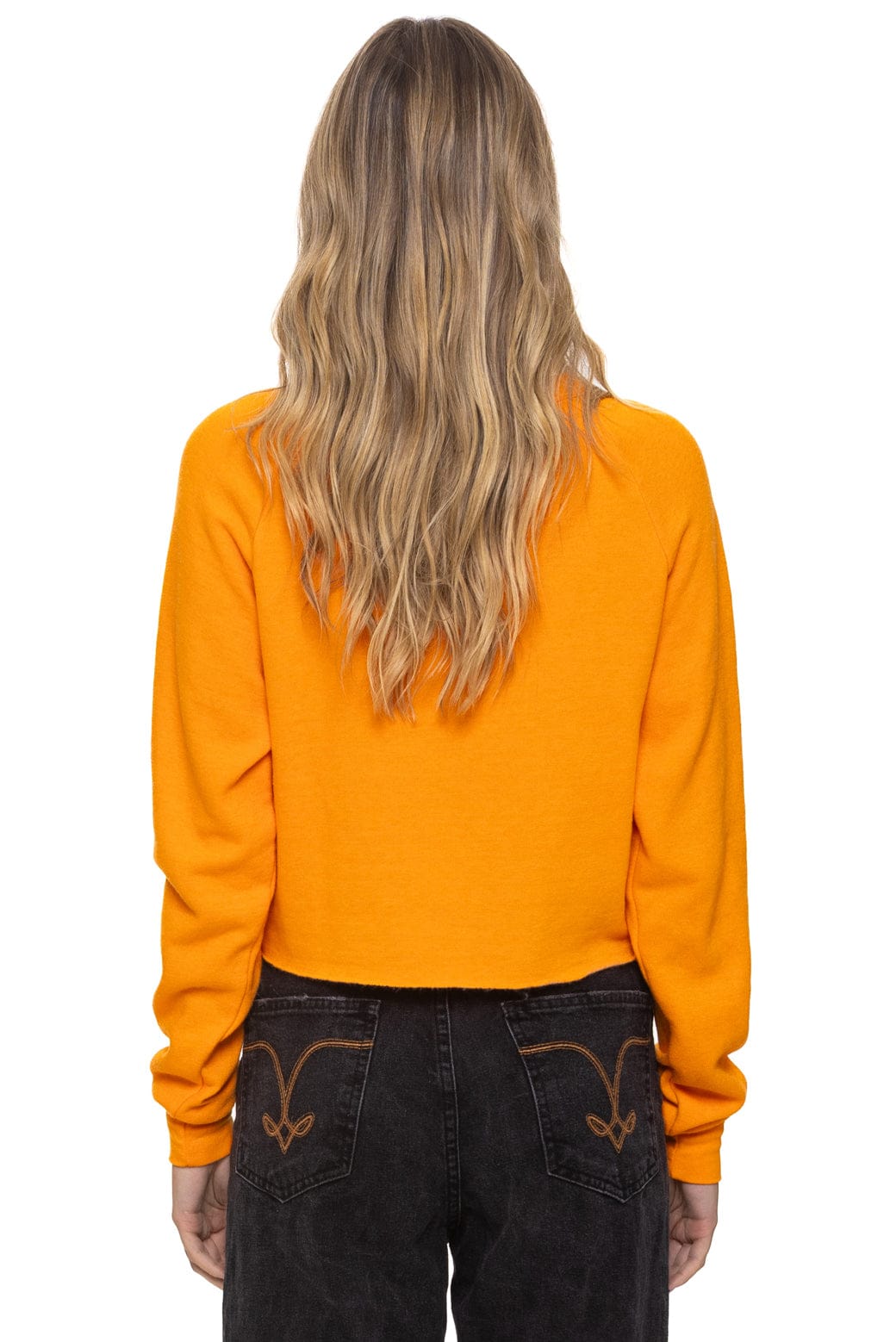 UNIVERSITY OF TENNESSEE VOLS CROPPED CREW SWEATSHIRT - TENNESSEE ORANGE - Image 3