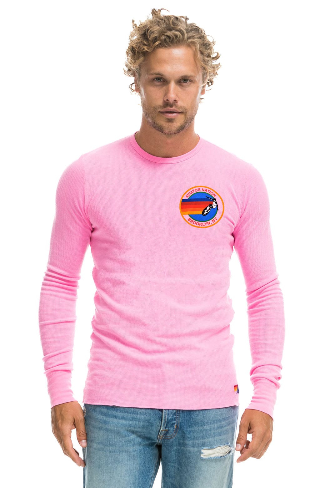 AVIATOR NATION BROOKLYN THERMAL - NEON PINK - Image 2