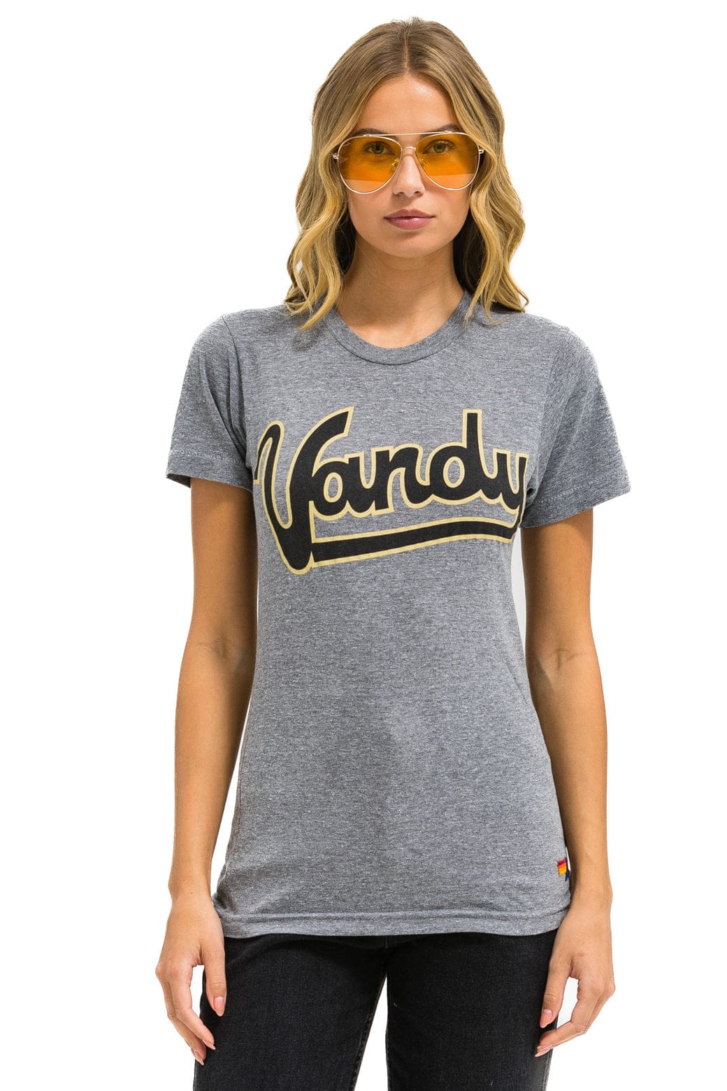 VANDERBILT COMMODORES CREW TEE SHIRT - HEATHER GREY - Image 7