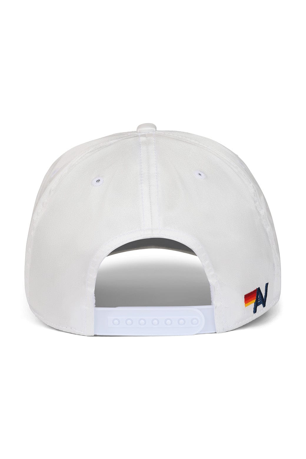 MEMBERS EXCLUSIVE VINTAGE SATIN SCRIPT TRUCKER HAT - WHITE // BLACK - Image 3
