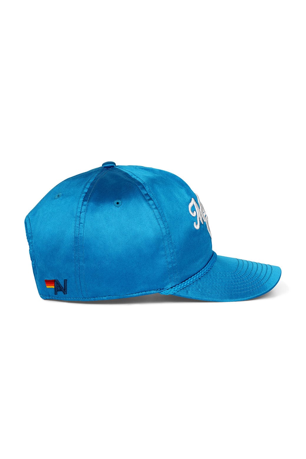 MEMBERS EXCLUSIVE VINTAGE SATIN SCRIPT TRUCKER HAT - OCEAN - Image 2