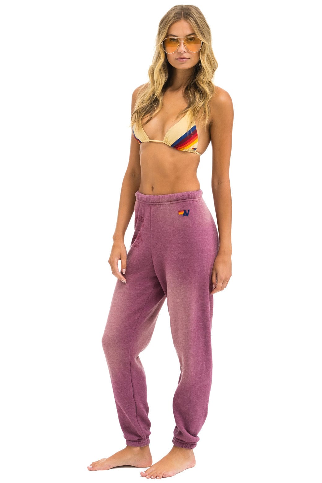 VENICE SURFER SWEATPANTS - FADED BERRY - Image 3