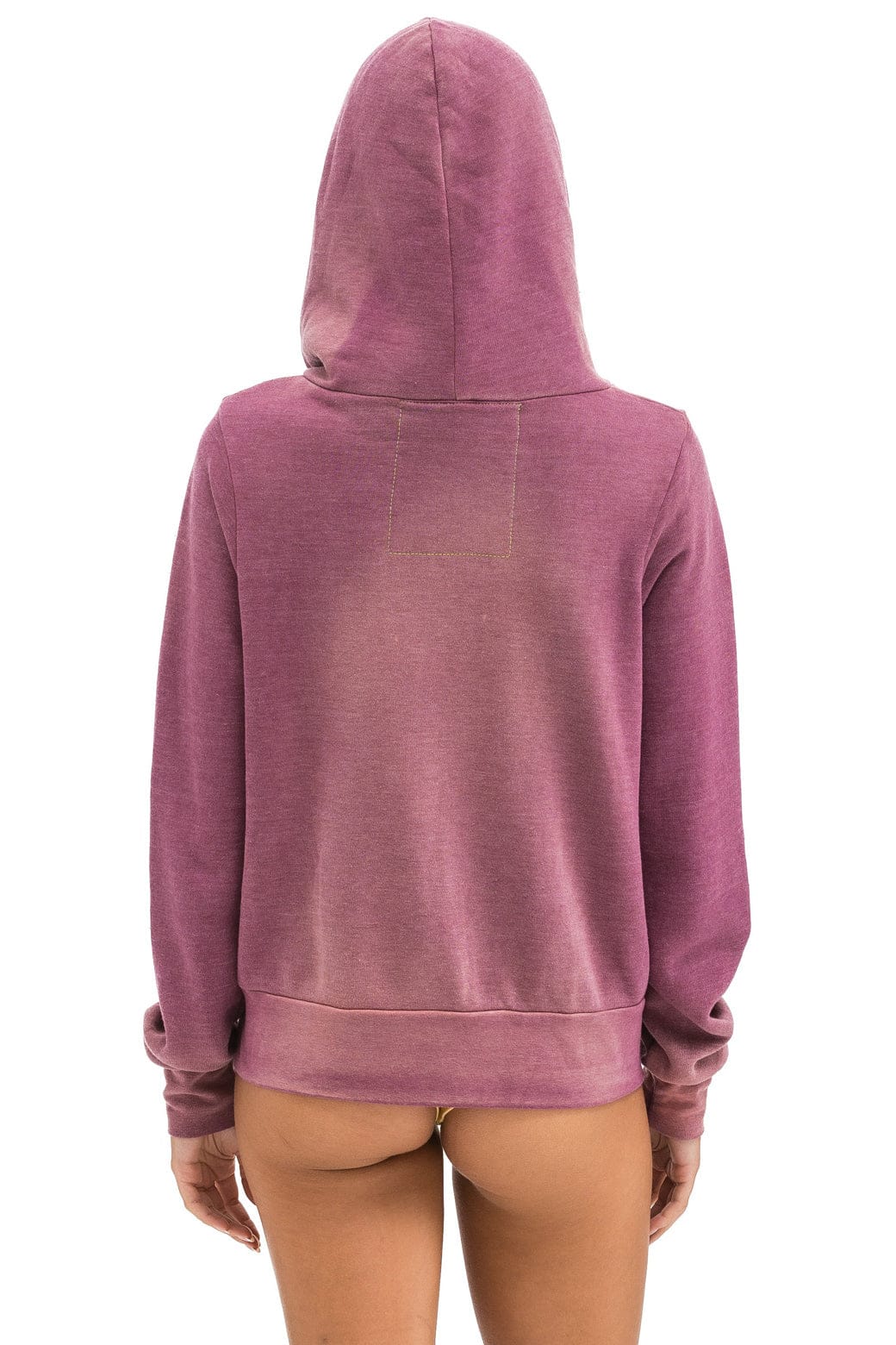 VENICE SURFER ZIP HOODIE - FADED BERRY - Image 11