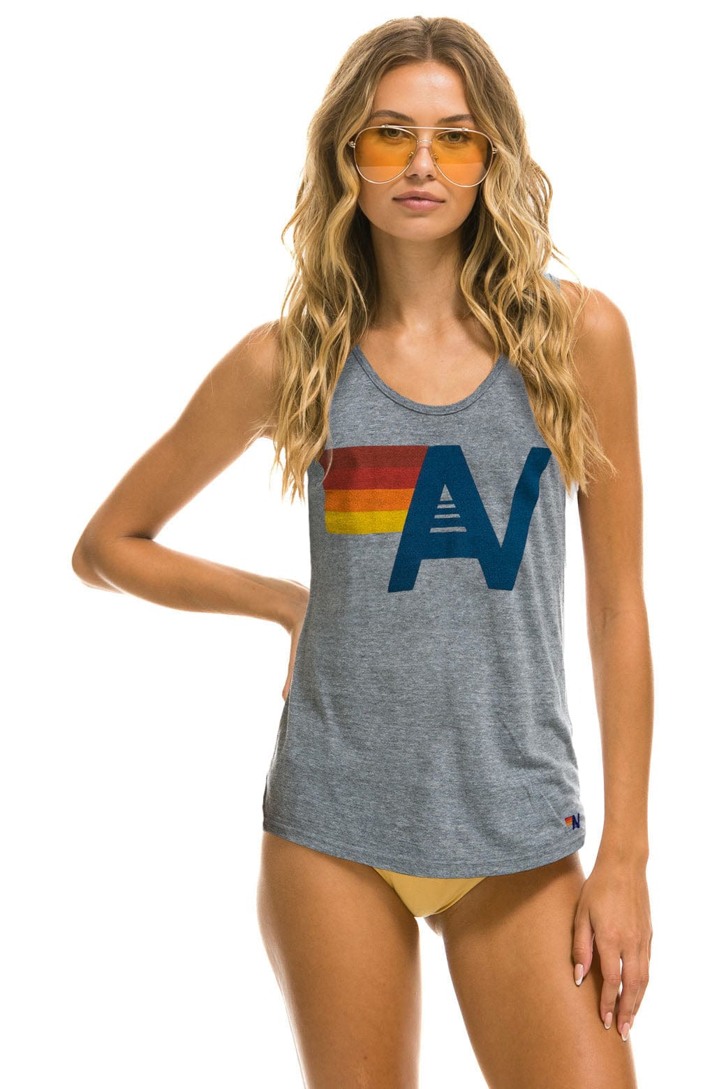 MEN'S LOGO TANK - HEATHER GREY - Image 2