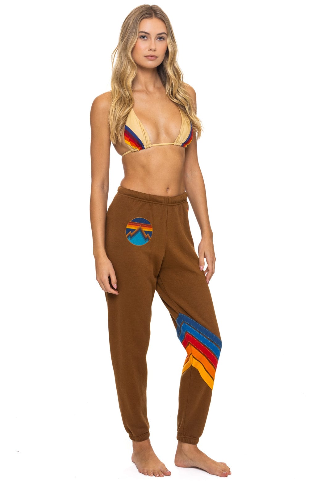 ALL SEASONS CIRCLE CHEVRON SWEATPANTS - CINNAMON - Image 3