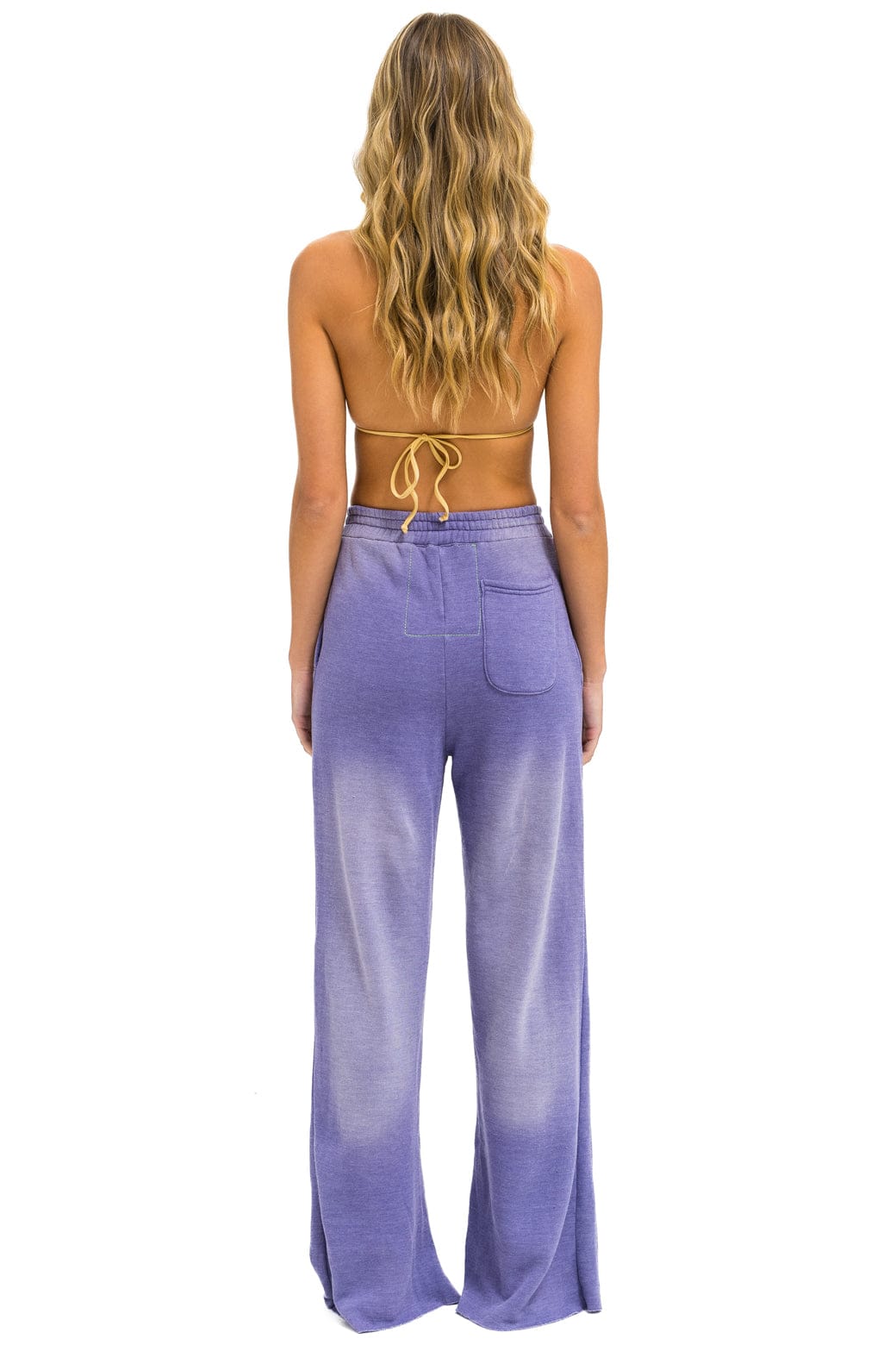 PARROT WIDE LEG POCKET SWEATPANTS - FADED GRAPE - Image 5