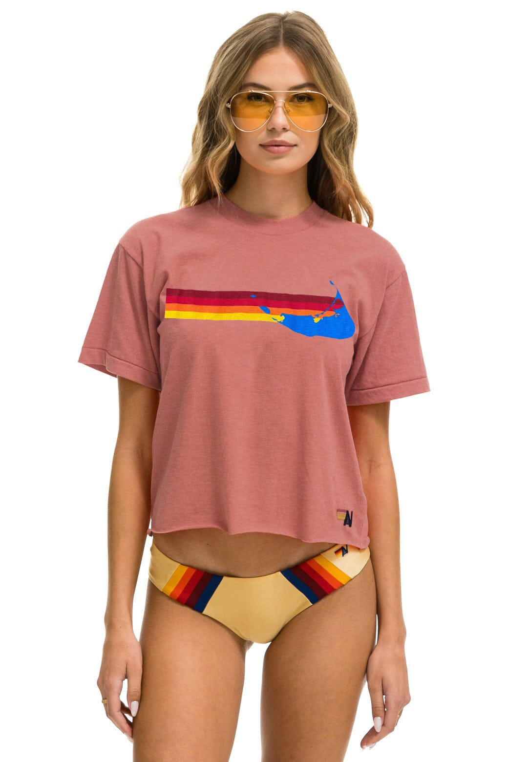 NANTUCKET 2025 BOYFRIEND TEE - SALMON