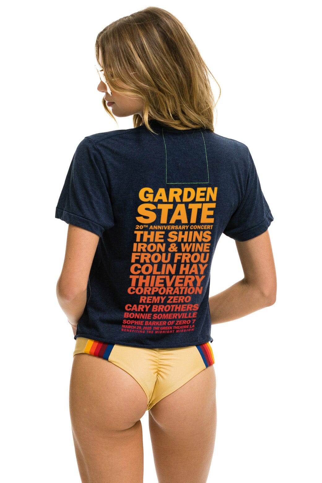 GARDEN STATE CONCERT BOYFRIEND TEE - NAVY - Image 2