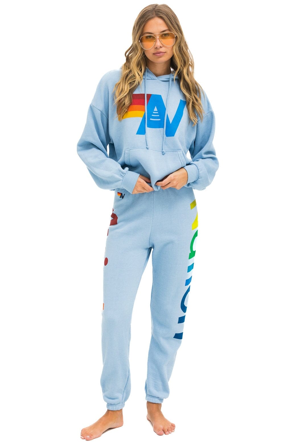 AVIATOR NATION 2 SWEATPANTS - ICE - Image 5