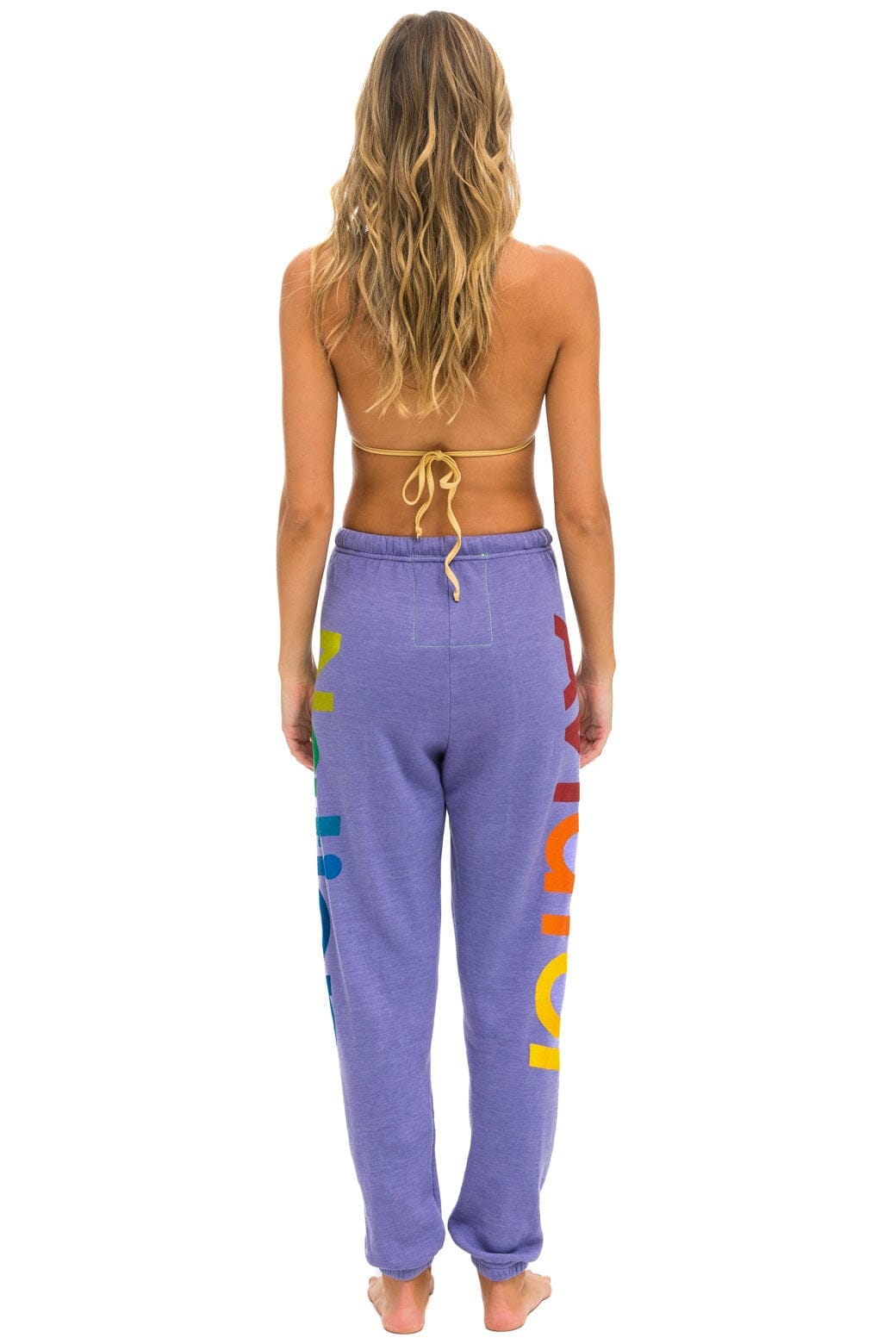 AVIATOR NATION 2 SWEATPANTS - LAVENDER - Image 4