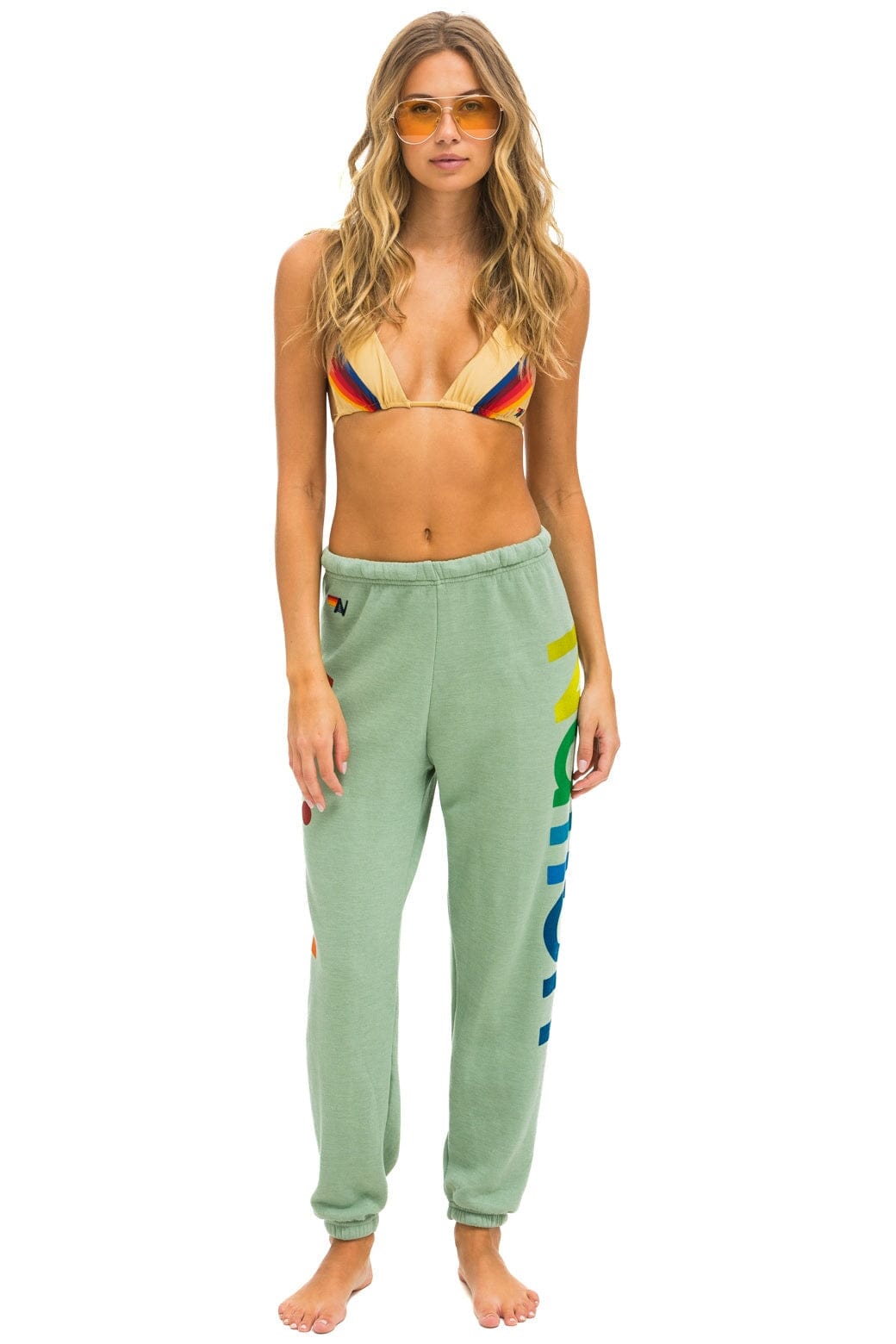 AVIATOR NATION 2 SWEATPANTS - SAGE - Image 4