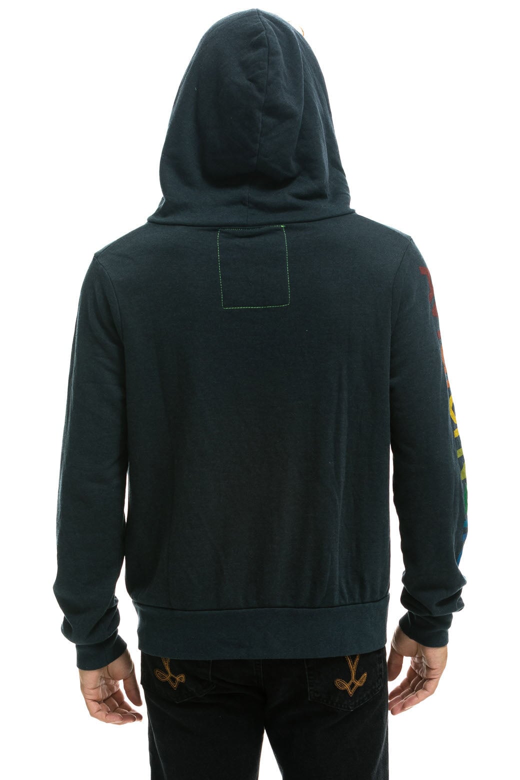 AVIATOR NATION LA JOLLA ZIP HOODIE - CHARCOAL - Image 5